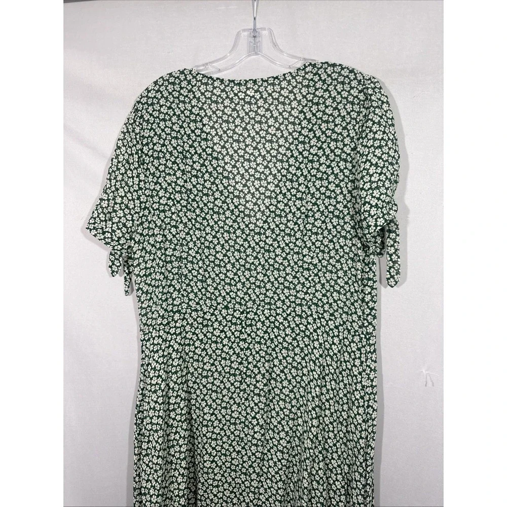 NWT $218 REFORMATION [ 16 ] Rosalinda Floral Tie Sleeve Dress In Venezuela T2134 - Picture 14 of 16